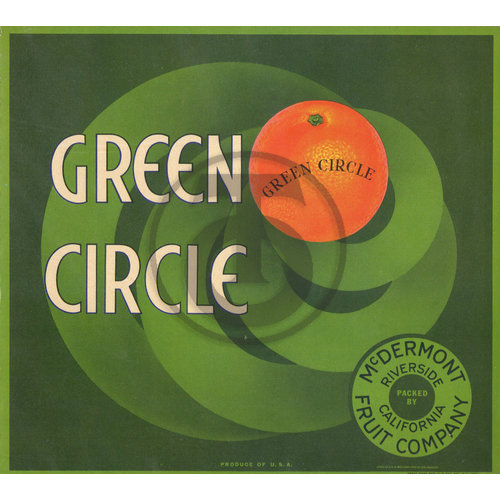 Green Circle McDermont Fruit Company Riverside CA