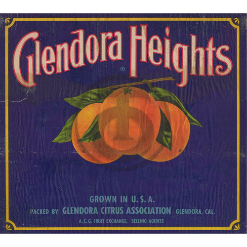 Glendora Heights Glendora Citrus Association