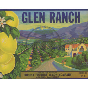 Glen Ranch Corona Foothill Lemon Co Glen Ranch Corona Foothill Lemon Co
