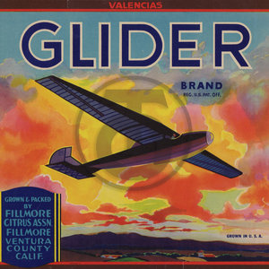 Glider Brand Fillmore Cirrus Assn Fillmore Ventura County