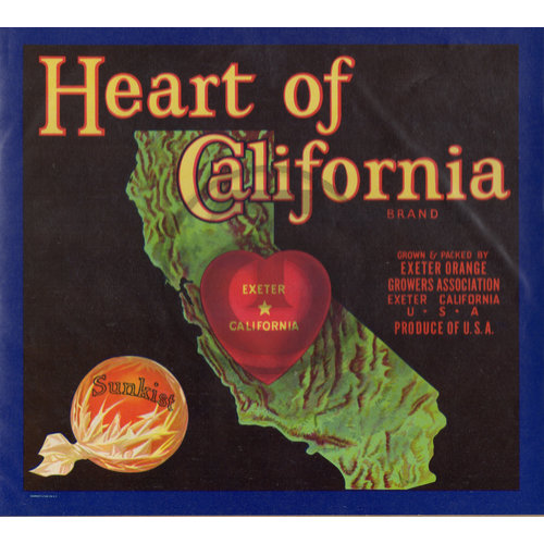 Heart of California Brand Exeter California Exeter Orange Growers