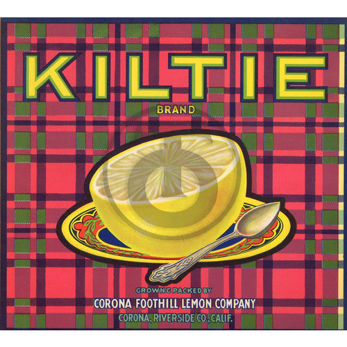 Kiltie Brand Corona Foothill Lemon Co Corona Riverside CA