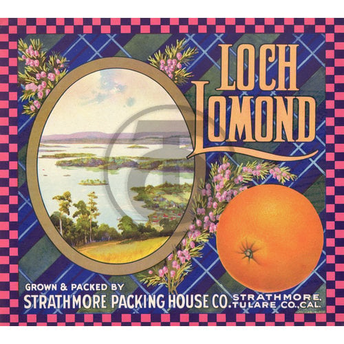 Loch Lomond Strathmore Packing House Co Tulare Co CA