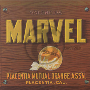 Marvel Valencias Sunkis Placentia Mutual Orange Assn CA