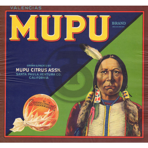 Mupu Brand Mupu Citrus Assn Santa Paula, CA
