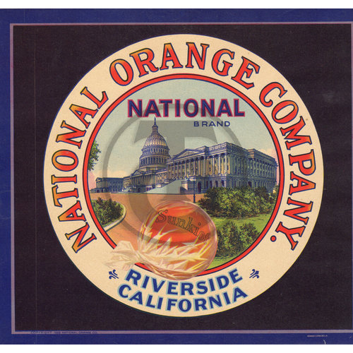 National Orange Company Standard Brand - Sunkist