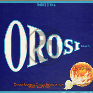 Orosi Brand - Sunkist