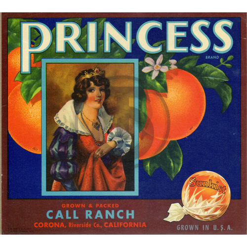 Princess Brand Oranges - Sunkist