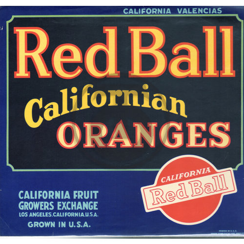 Red Ball Californian Oranges - Red Ball
