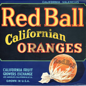 Red Ball Californian Oranges - Sunkist