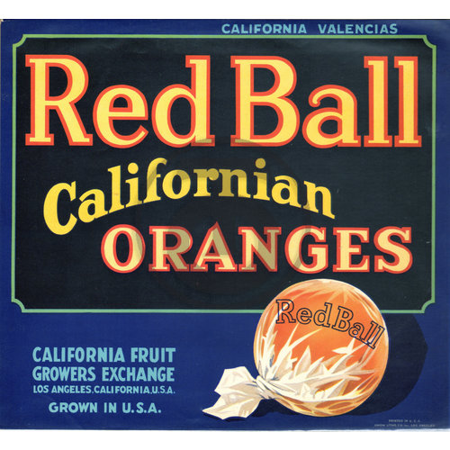 Red Ball Californian Oranges - Sunkist