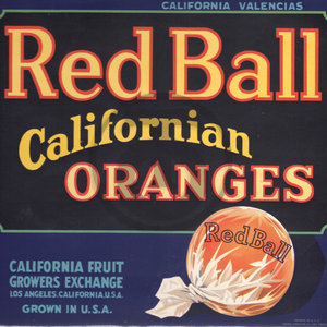 Red Ball Californian Oranges - Sunkist