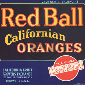 Red Ball Californian Oranges - Red Ball
