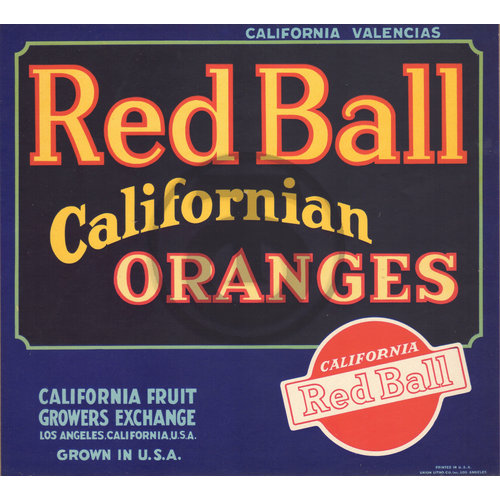 Red Ball Californian Oranges - Red Ball