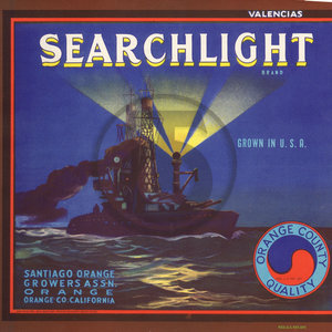 Searchlight Brand Valencias - Orange County Quality
