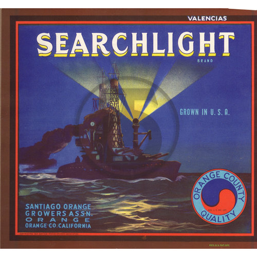 Searchlight Brand Valencias - Orange County Quality