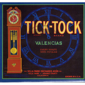 Tick-Tock Brand Valencias Tick-Tock Brand Valencias
