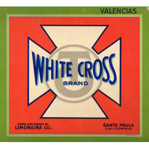 White Cross Brand Valencias
