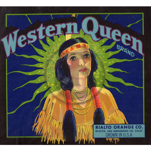 Western Queen Brand - Rialto Orange Co