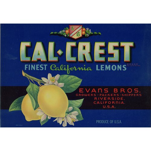Cal Crest Brand Lemons