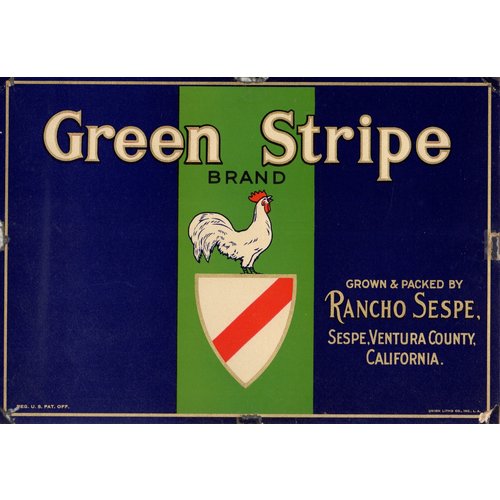 Green Stripe Rancho Sespeas as is Green Stripe Rancho Sespeas as is