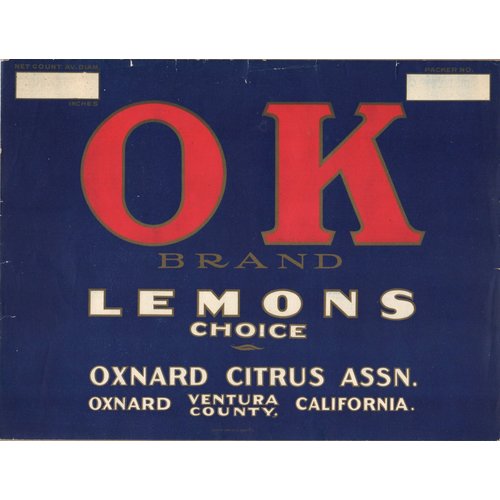 OK Brand Lemons OK Brand Lemons