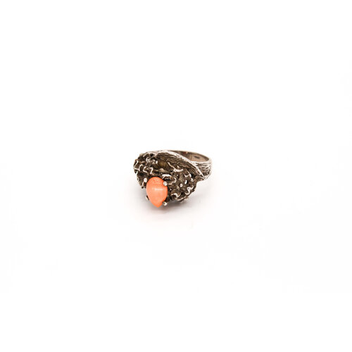 * Sterling & Angel Coral Ring