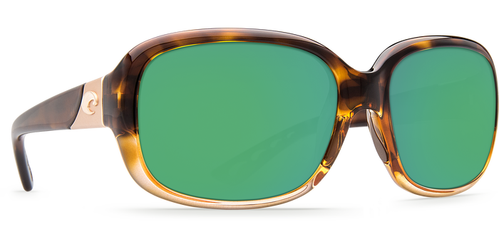 Costa Costa Gannet Shiny Tortoise Fade Green Mirror 580P GNT120OGMP