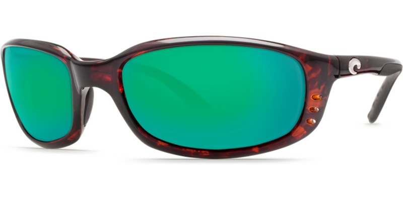 Costa Costa Brine 10 Tortoise Frame w/ Green Mirror 580P Lens