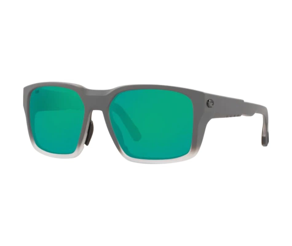 Costa Costa Tail Walker 277 Matte Fog Grey Frame w/ Green Mirror 580G Lens