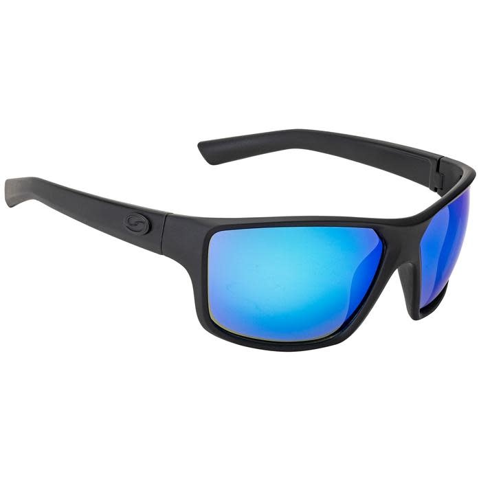 Strike King Strike King SG-S11402 S11 Optics Clinch Sunglasses Polarized, Matte Black/White Blue Mirror Gray Base Strike King Strike King SG-S11402 S11 Optics Clinch Sunglasses Polarized, Matte Black/White Blue Mirror Gray Base
