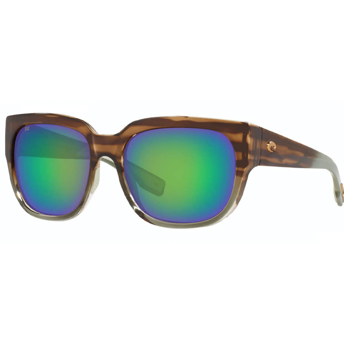Costa Costa Waterwoman II Shiny Ocean Jade w/ Green Mirror 580G Lens WTR 292 OGMGLP