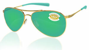 Costa Costa Piper Shiny Gold Frame Green Mirror 580P PIP126OGMP