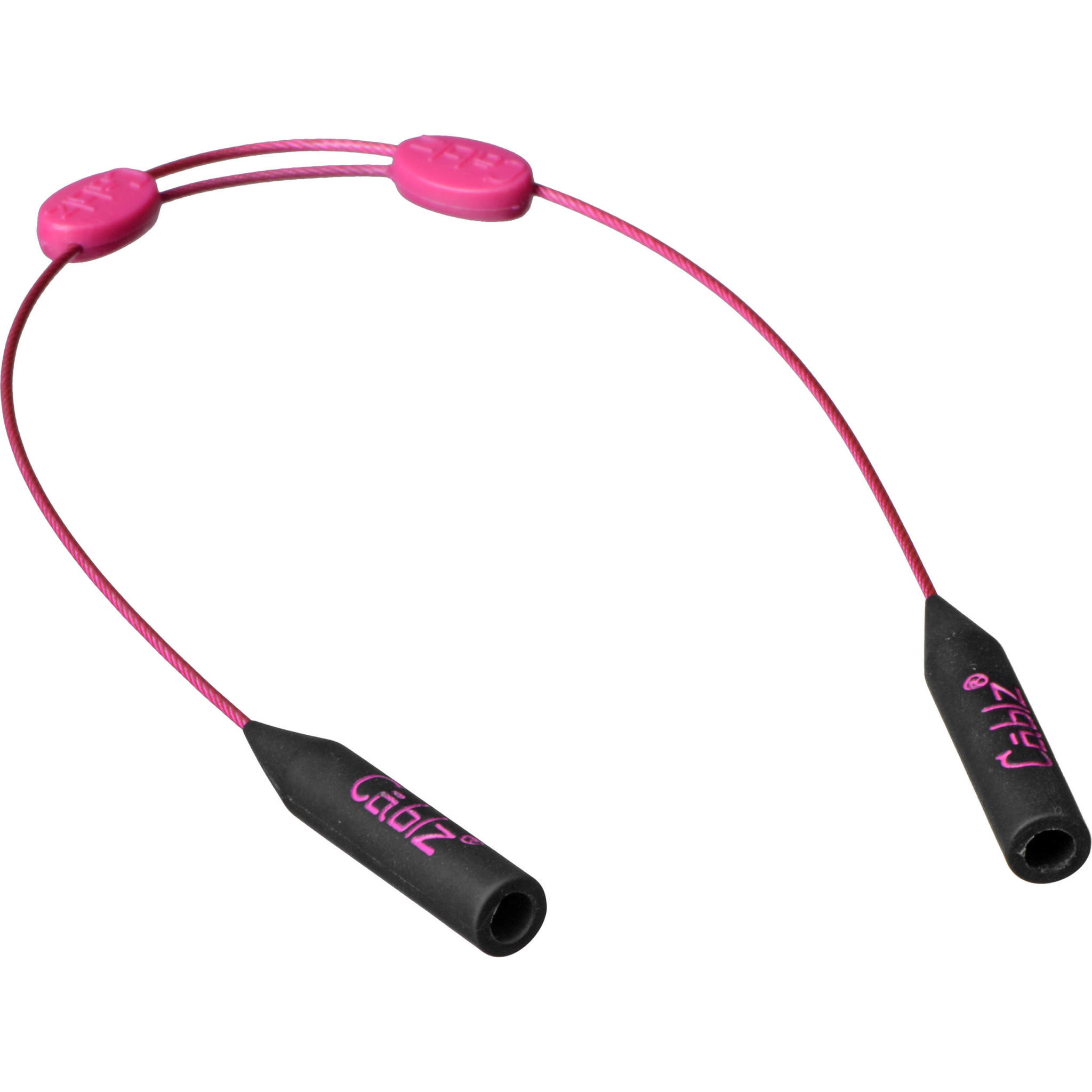 Cablz Cablz Adjustable Pink Retainer Zipz Pink - Pink Universal End - Adjustable Length