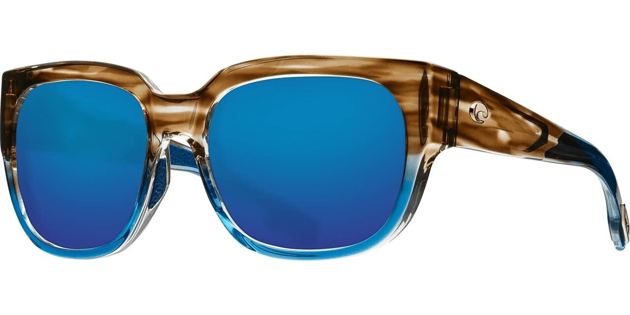 Costa Costa Waterwoman Shiny Wahoo Frame w/ Blue Mirror Lens 580G