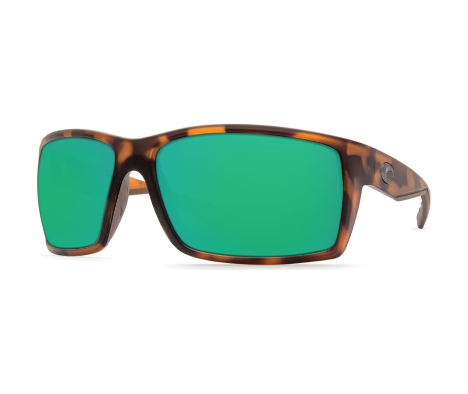 Costa Costa Reefton Matte Retro Tortoise Frame w/ Green Mirror 580P Lens