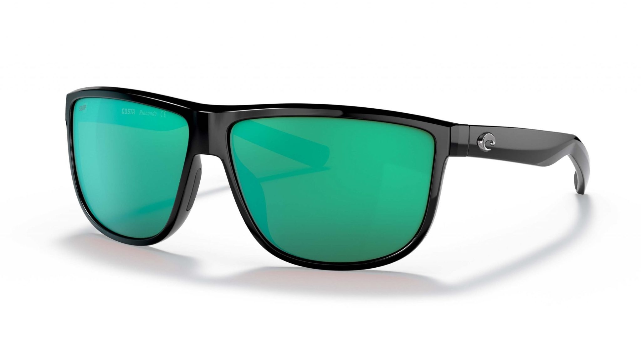 Costa Costa Rincondo 11 Shiny Black Frame Green Mirror Lens 580P