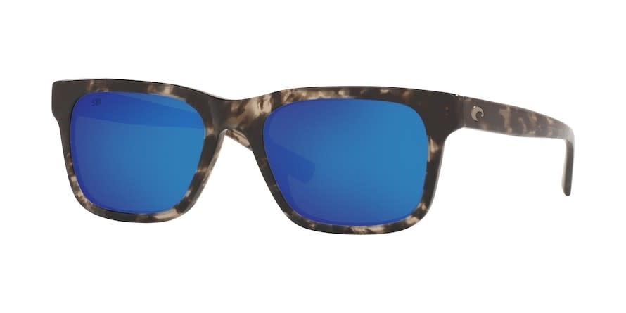 Costa Costa Tybee 223 Shiny Black Kelp Frame Blue Mirror 580G