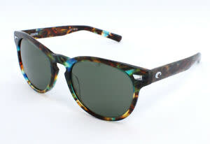 Costa Costa Del Mar Shiny Ocean Tortoise Frame Gray Lens 580G