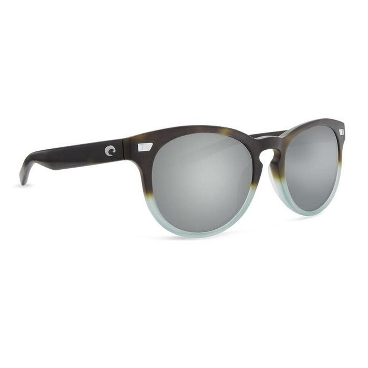 Costa Costa Del Mar Matte Tide Pool Frame, Gray Silver Mirror Lens 580G