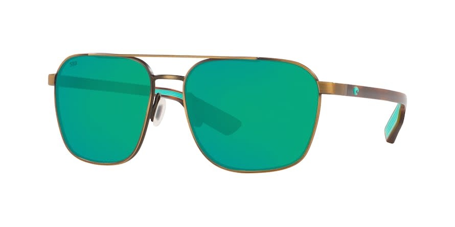 Costa Costa Wader 291 Antique Gold Frame Green Mirror 580G