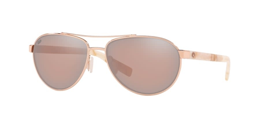 Costa Costa Fernandina 164 Shiny Rose Gold Frame w/ Copper Silver Mirror