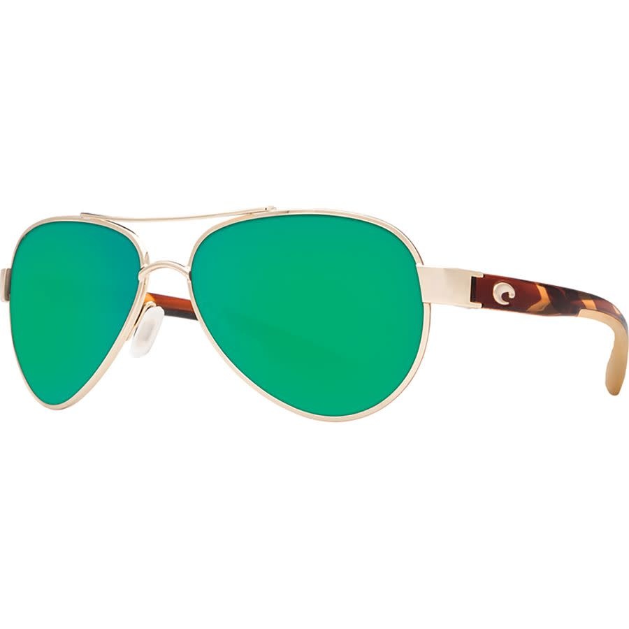 Costa Costa Fernandina 226 Brushed Gold Frame w/ Green Mirror 580P Lens