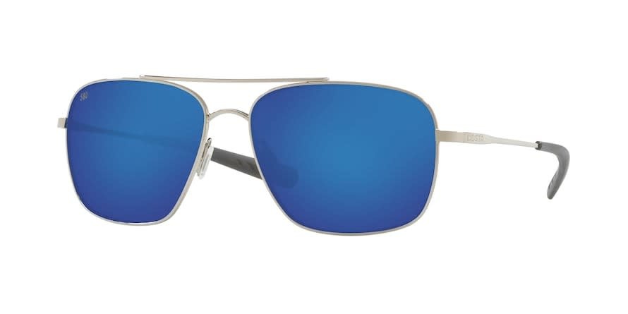 Costa Costa Canaveral Shiny Palladium w/ Grey Blue Mirror 580G