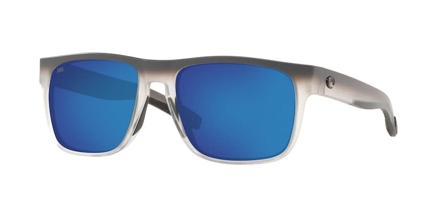 Costa Costa Spearo Ocearch Matte Fog Gray Frame, Blue Mirror Lens 580G