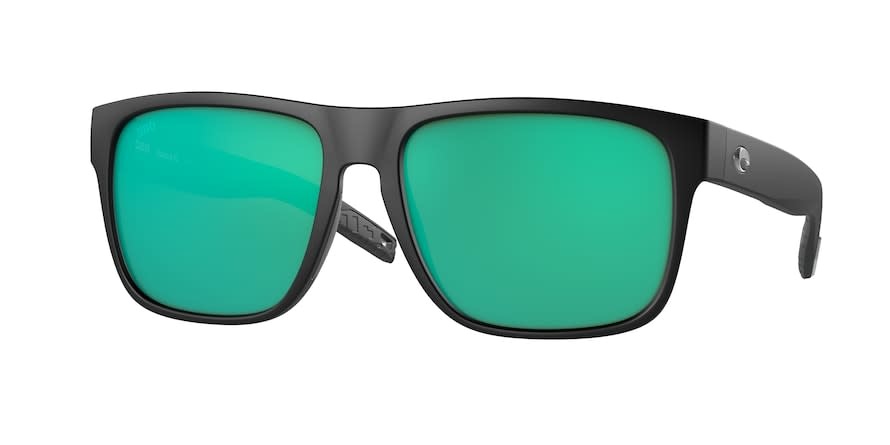 Costa Costa Spearo XL Matte Black Frame, Green Mirror 580G