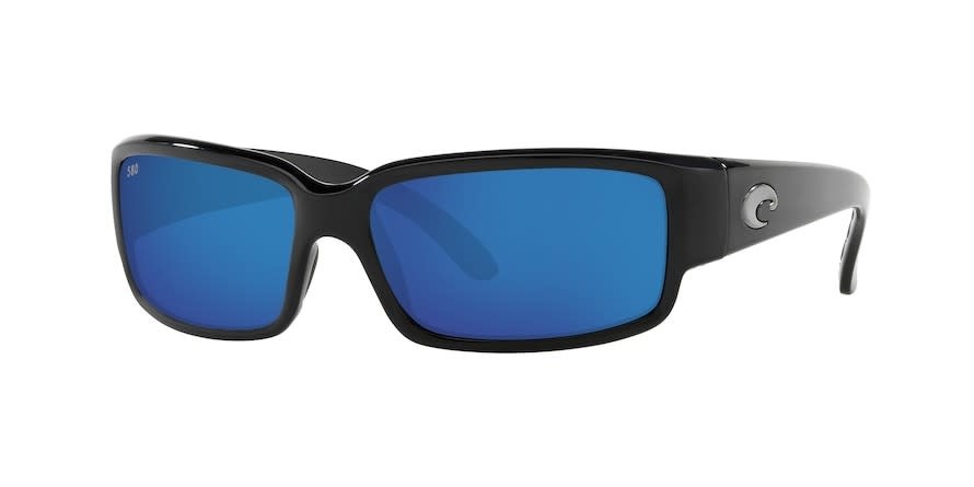 Costa Costa Caballito 11 Shiny Black Frame w/ Blue Mirror 580G Lens