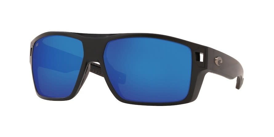 Costa Costa Diego Matte Black Frame w/ Gray Blue Mirror 580G Lens