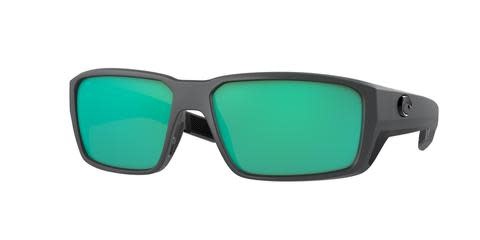 Costa Costa Fantail Pro 98 Matte Gray Frame w/ Green Mirror 580G Lens