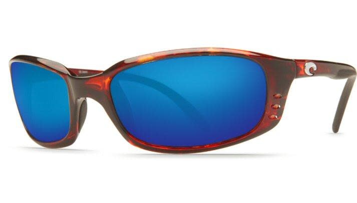 Costa Costa Brine Shiny Tortoise Frame, Blue Mirror Lens 580G BR10OBMGLP